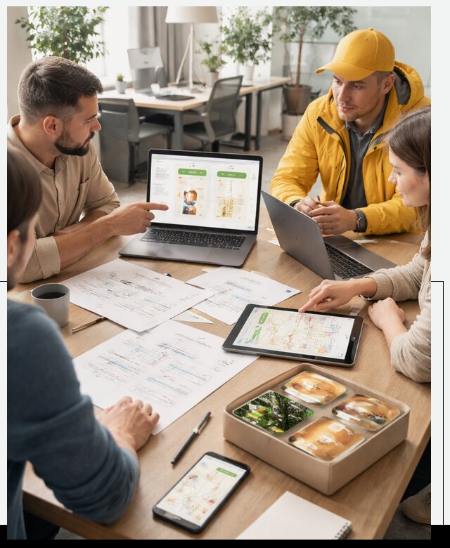 Разработка агрегатора доставки еды в Южноуральске от 16404 р., АвикейЖрк